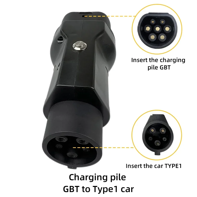 

GBT To Type1 Adapter 32A 7.2kw GB/T Female Plug with Type 1 Female Converter for J1772 Electric Cars