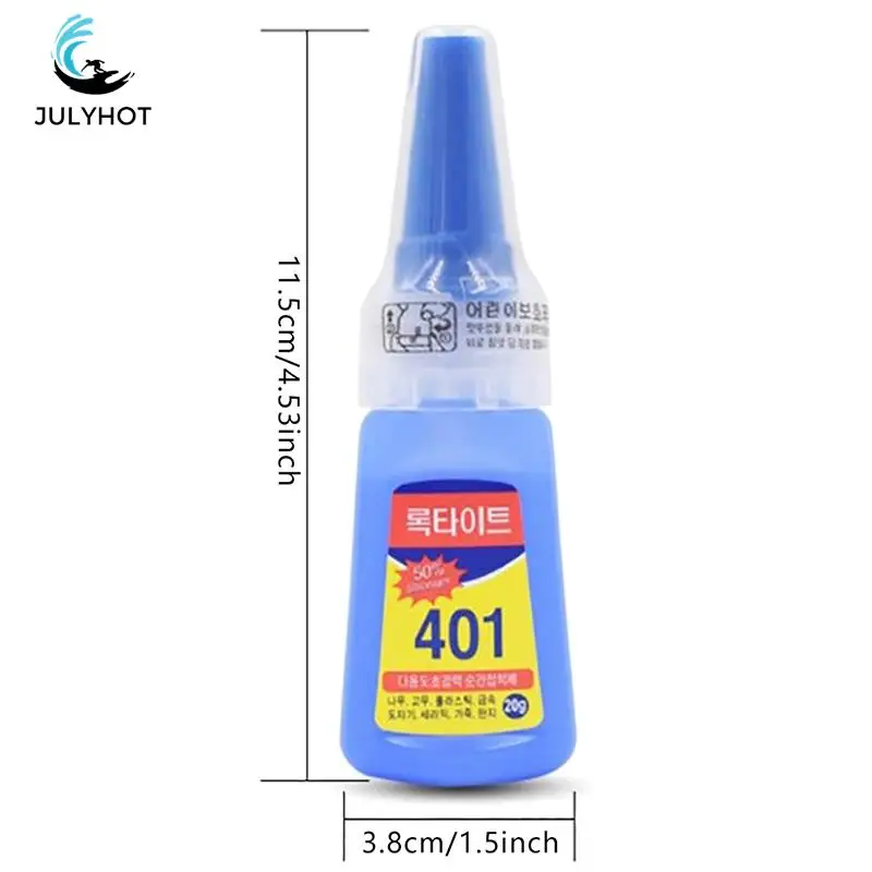 1PC 401 Glue Special for Bow And Arrow Fast-drying Mucilage Quick Bonding Dehydration Super Instant Shoes Repair Adhesive
