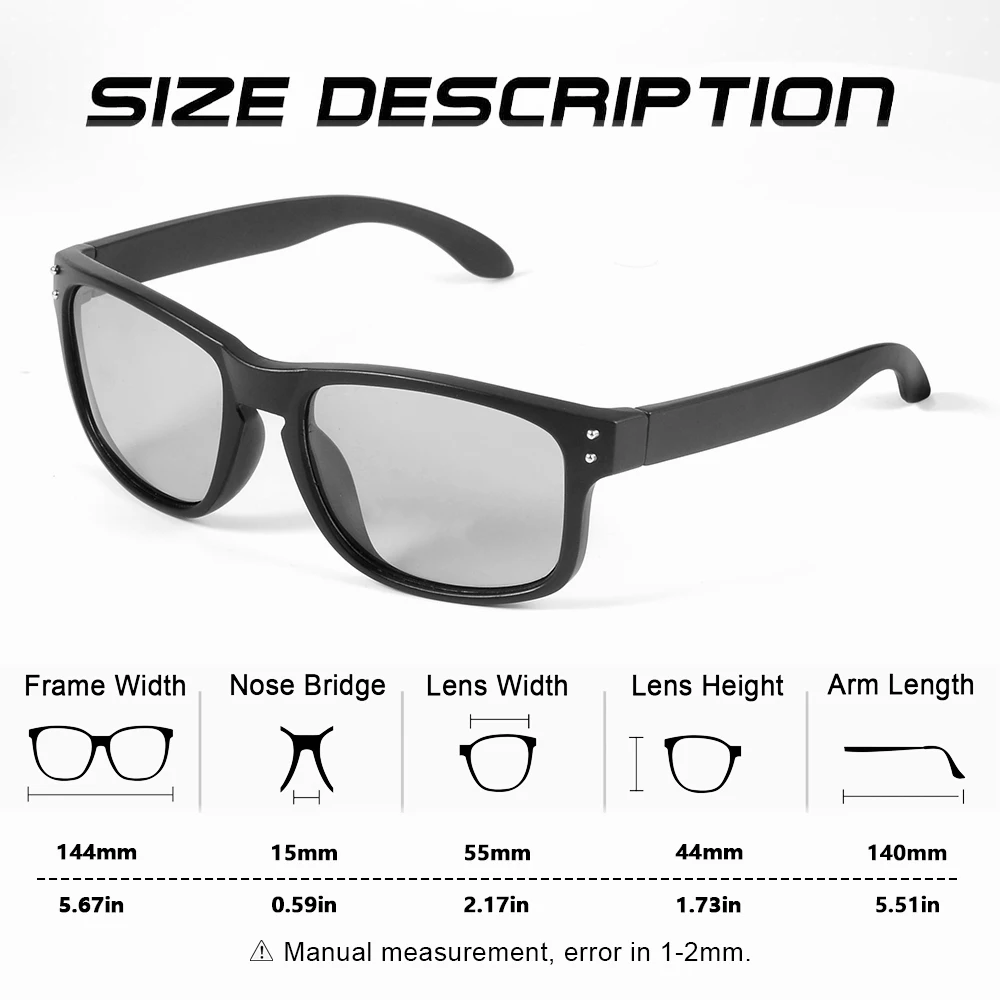 AIMISUV Fashion Polarized Sports Sunglasses for Men Women Outdoor Sport Cycling Sun Glasses Goggles Fishing Shades UV400
