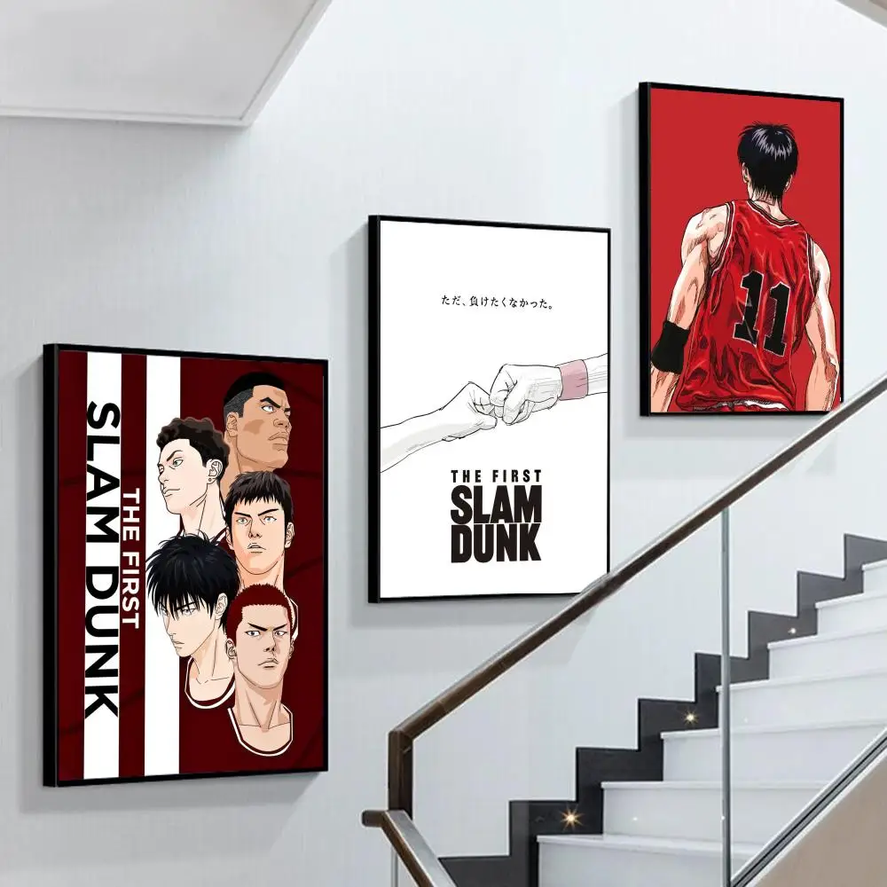 Slam Dunk Poster Anime Poster Sticky Hd Quality Poster Wall Art Painting Study Wall Decor