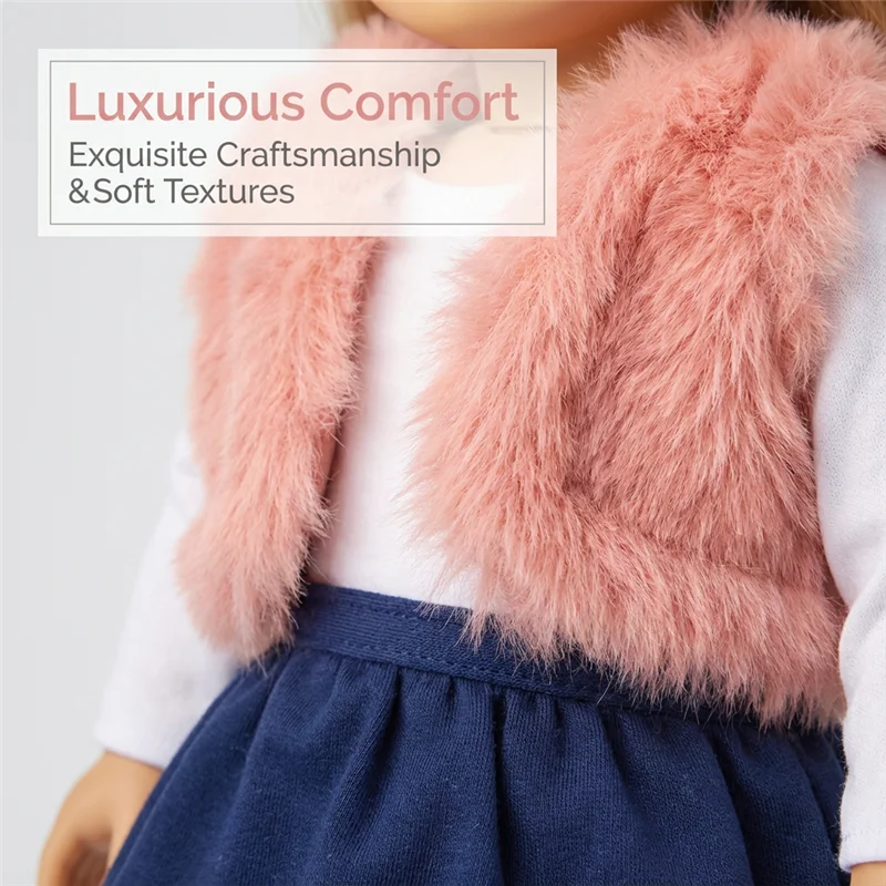 Ropa para muñecas reborn de 18 pulgadas para bebés y niñas 41 Sca06b8ff57b34251853a9fb540f747afw