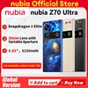 Original Global Version Nubia Z70 Ultra NX733J Snapdragon 8 Elite 1.5K HD Display 35mm Lens IP69 NFC NUBIA 1