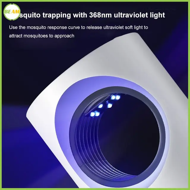 1/4Pcs Szúnyoggyilkos Lámpa Antimoszkitosz Fotokatalizátor Led Usb Éjszakai Fényes Néma Szúnyogtaszító Hiba Zapper Rovar Fájlok Csapda