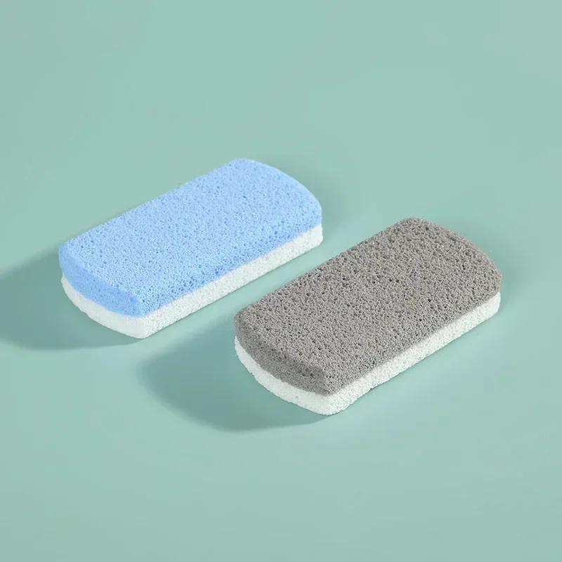 Fashionable Double Glass Foot Massage Tool Double Sided Horny Pumice Foam Glass Exfoliating Foot Stone Cleaning Tools