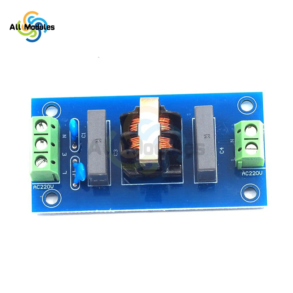220V Filtro Emi Sound Booster Filter Socket 2A Modulo Filtro Emi Scheda Di Alimentazione Sound Lift Sharp Filter Socket Filtro Di Alimentazione
