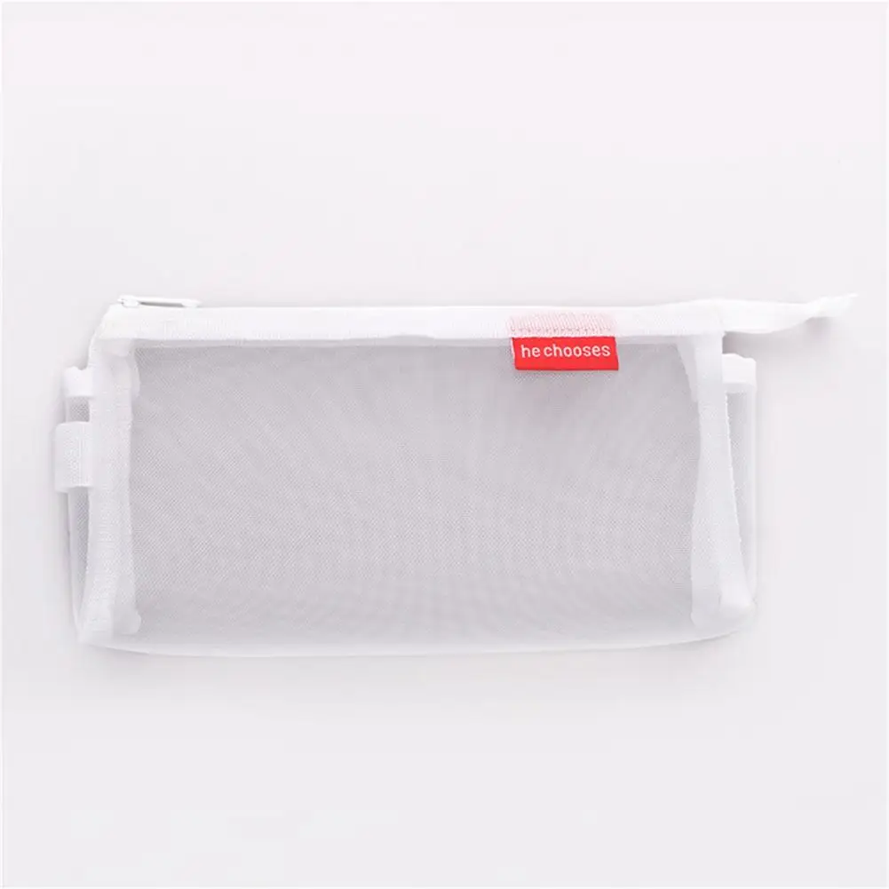 Bolsa de papelería bonita, resistente al desgaste, transparente, Simple,  para lápices - AliExpress