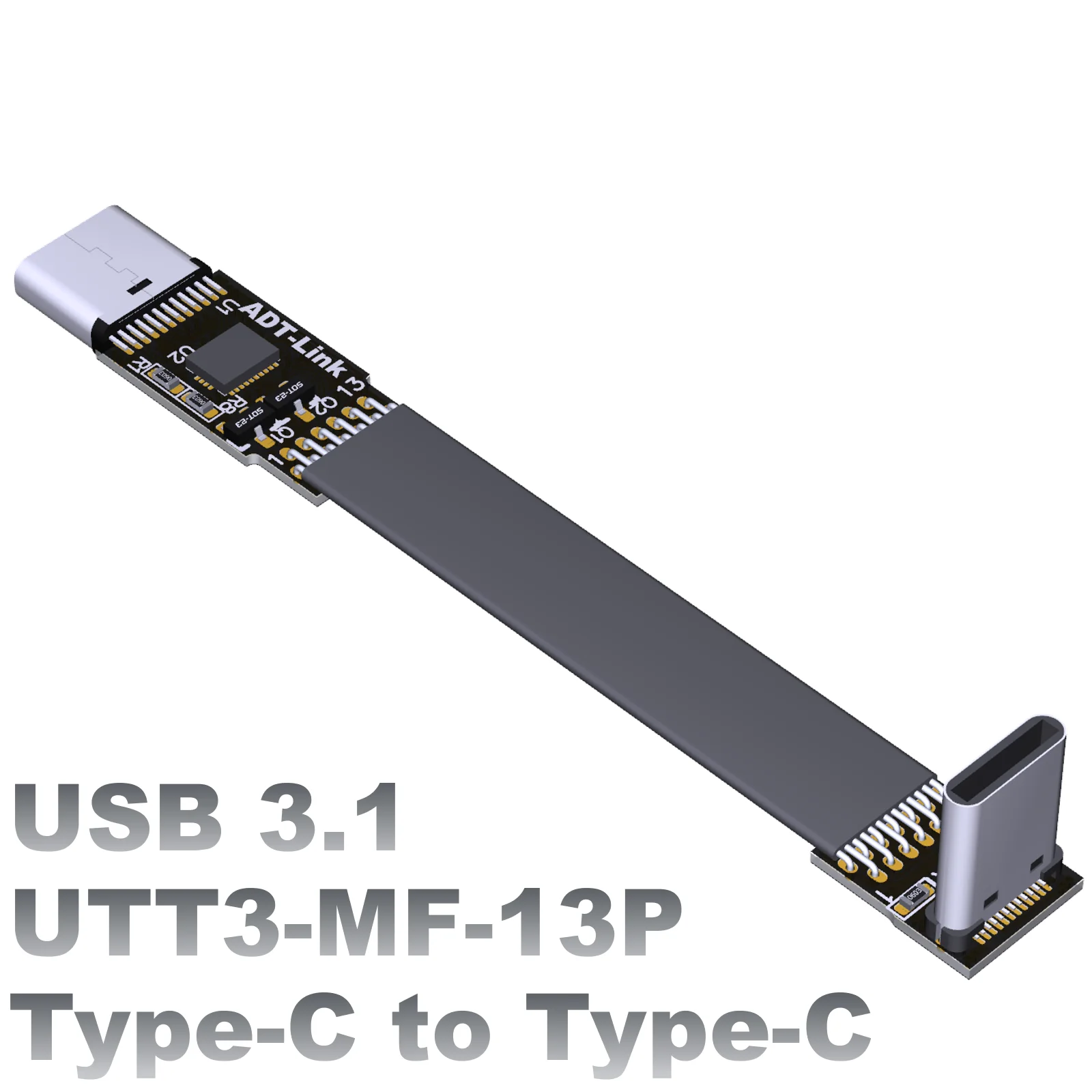 USB 3 1 Flat Data Soft Row Extension Cable C Male To C Female Type C usb-3-1-flat-data-soft-row-extension-cable-c-male-to-c-female-type-c