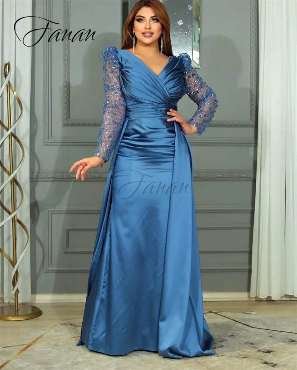 فساتين أنيقة للنساء فساتين للحفلات والزفاف فستان ح...