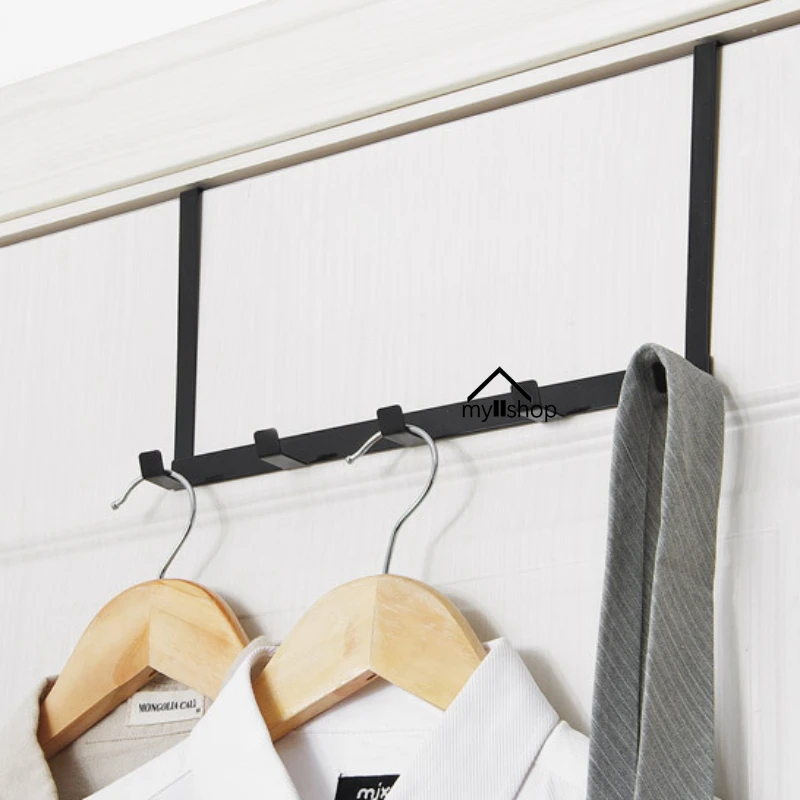 

Door Hooks Home Bathroom Organizer Rack Clothes Coat Hat Towel Hanger Storage 5 Hooks for Bathroom Kitchen Accessories Holder