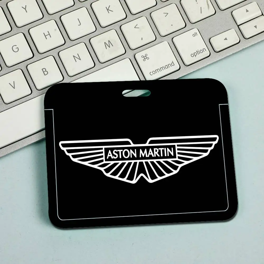 A-ASTON M-MARTINS 애니메이션 인증증 배지 홀더 카드 홀더 학생 캠퍼스 랜야드 카드 홀더 목걸이 스트랩 선물용