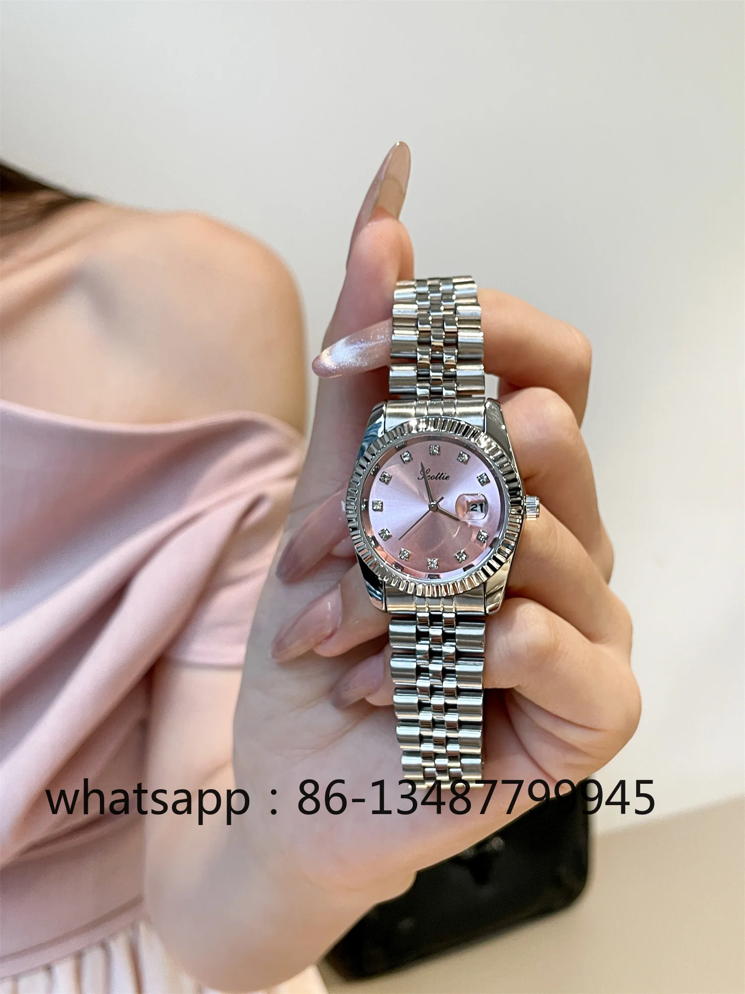 Workplace watch woman