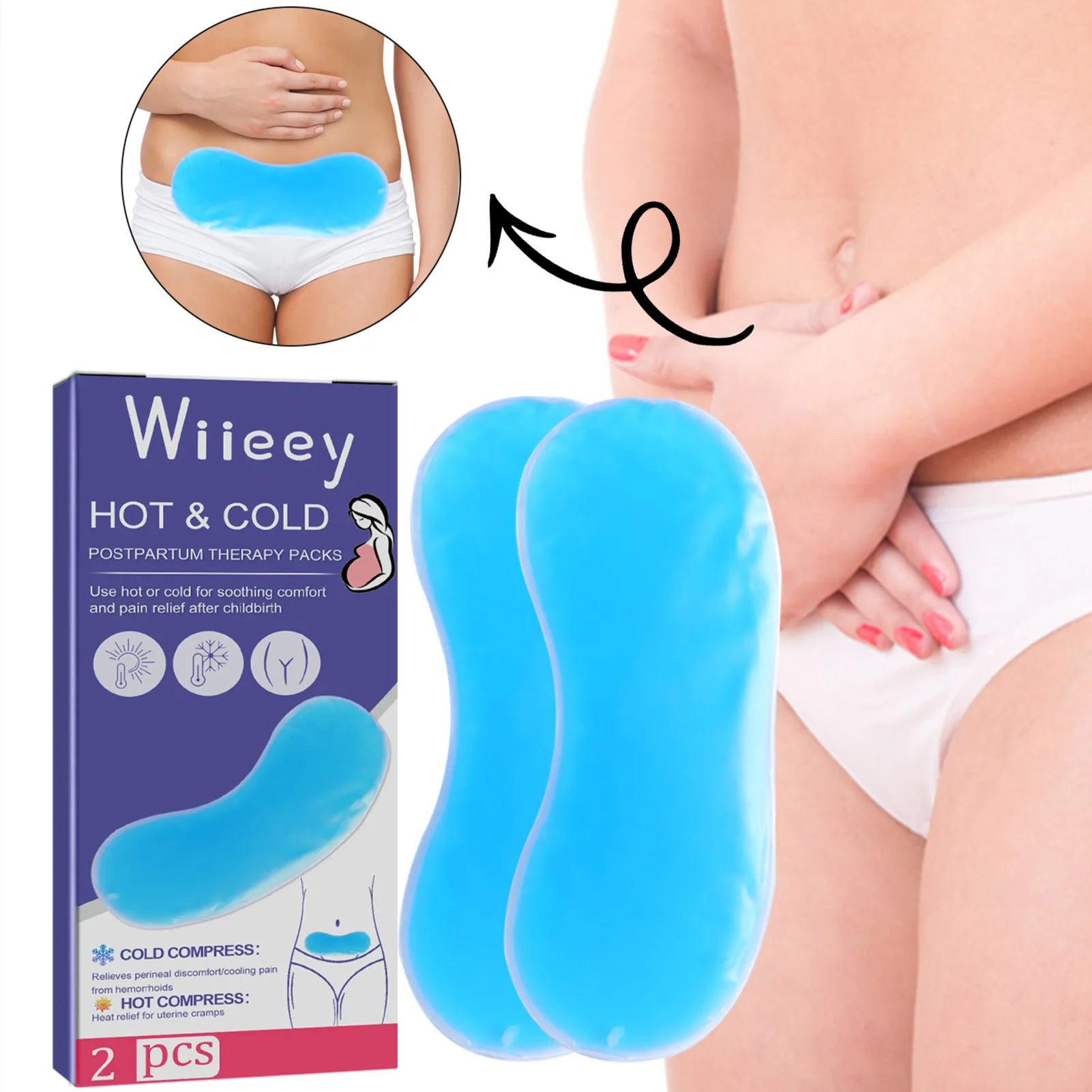 Hot And Cold Gel Packs Maternity Hospital Bag Essentials Perineal Cold