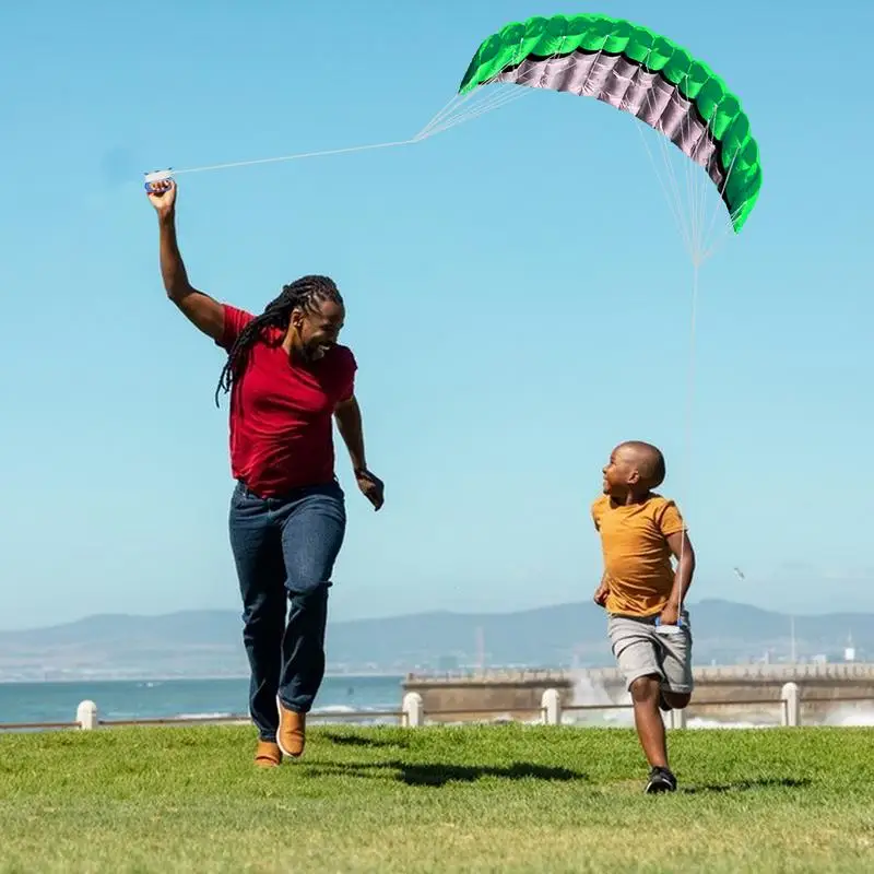 Stunt Kites For Adults 98inch Surfing Beach Flying Kite Outdoor Sports Fun Foldable Parachute Large Kitesurfing Training Kites 3
