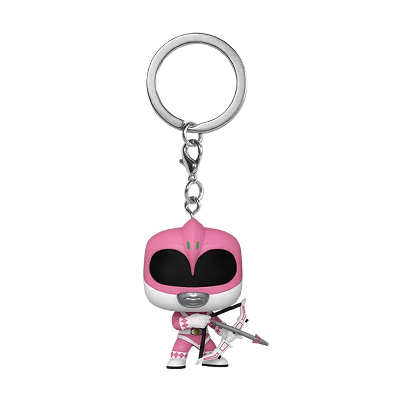 Power Rangers Multicolor Ranger Keychain Vinyl Doll Collection - Action Figure Set Gift