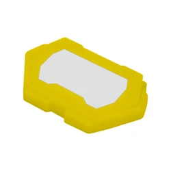 Waterproof Silicone E - Scooter Dashboard Display Protection Cover (Yellow)