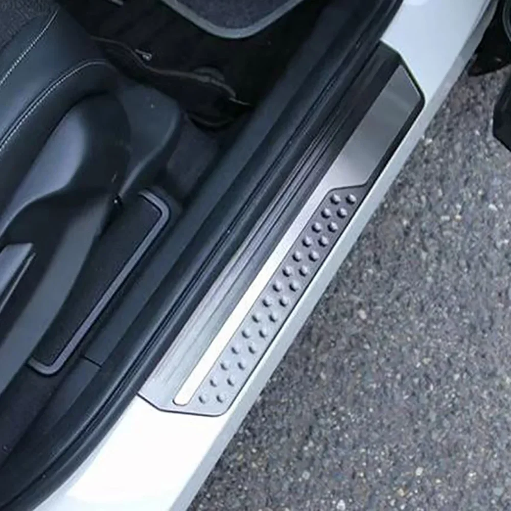 

For Honda Vezel HR-V HRV 2021 2022 2023 Auto Door Sill Plate Trim Stainless Steel Threshold Kick Pedal Scuff Sticker Car Styling