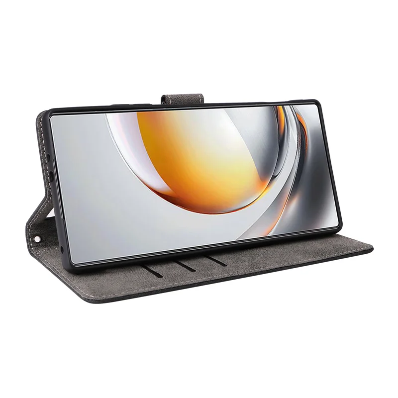 Premium Flip Protective Leather Phone Case with Magnetic Closure