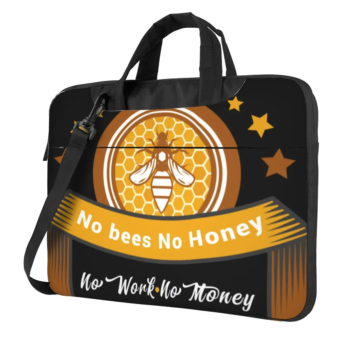 No Bees No Honey Laptop Bag No Work No Money For Macbook Air Pro Asus 13 14 15 Valigetta Portatile Elegante Custodia Per Computer