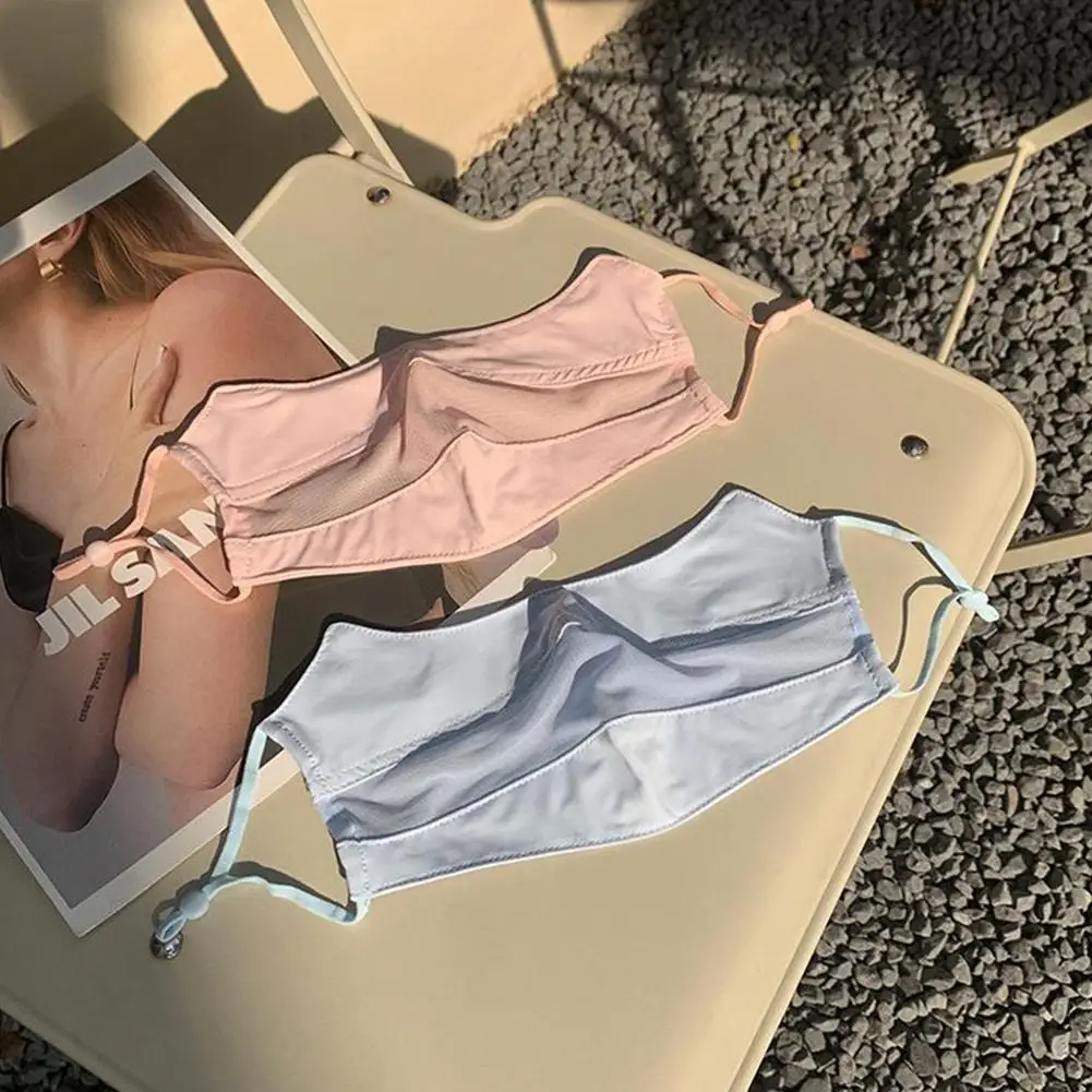 UV-Schutz-Gesichtsmaske für Damen, waschbar, für den Sommer, atmungsaktives Mesh-Patchwork-Gesichtsschutz-Gesichtsmaske für Golf, Sport, Radfahren, Wandern – Detail 23