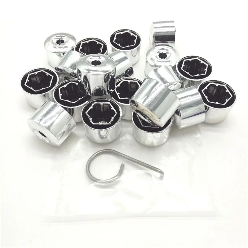 Car Accessories Wheel Nut Caps Screw Caps Auto Accessories Bolt Nut Covers 20pcs Car Wheel Bolt Caps Tyre Screws Cover For Volkswagen VW POLO Tiguan Passat B5 B6 B7 Golf 4 5 6 7 MK6 Jetta MK5 Bora Touran