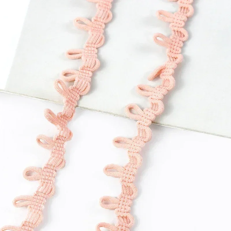 Premium Lace Elastic Band with Button Hole Trim for Stretchable Sewing Projects