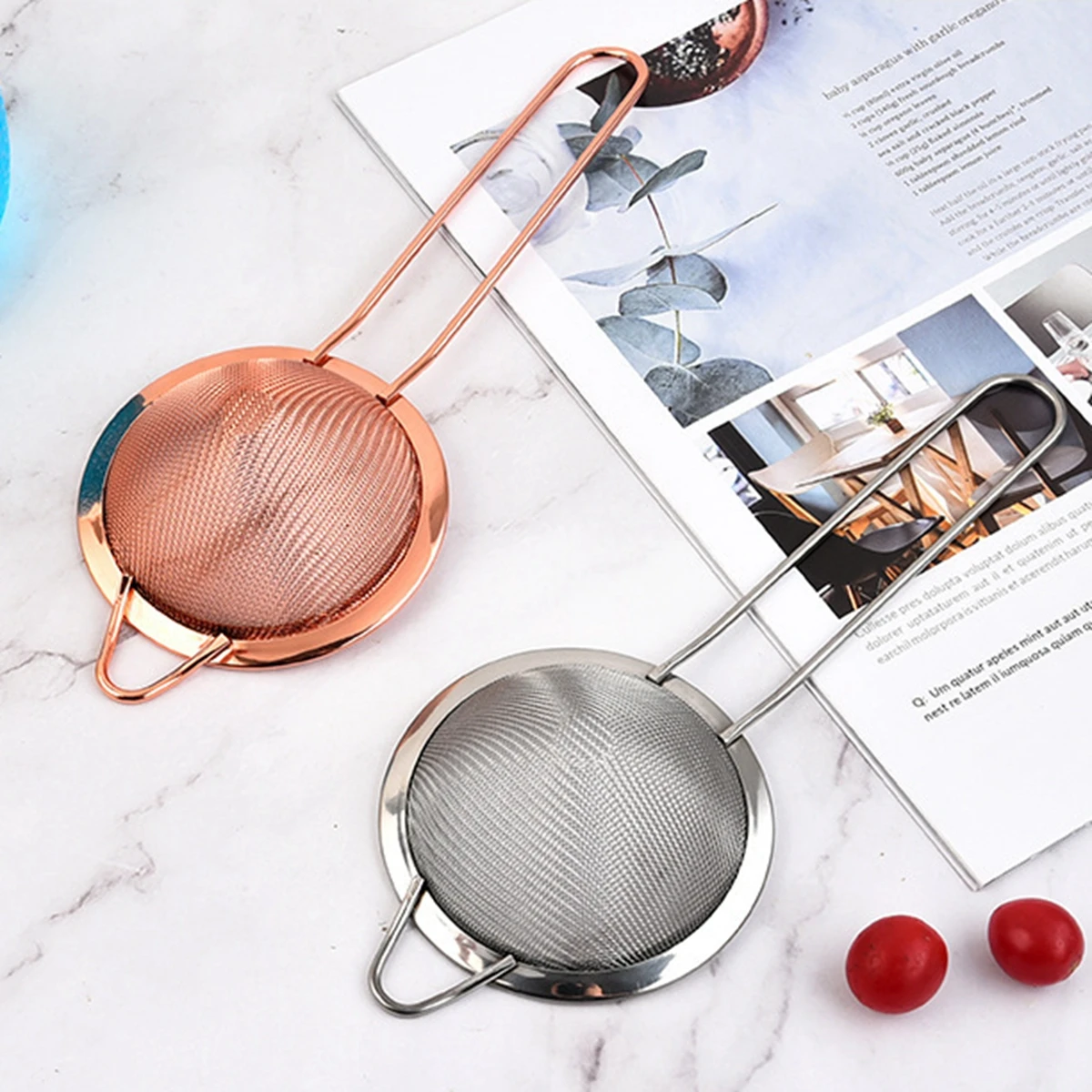 Fine Mesh Strainer Reusable Brew Beer Brewing Filters Straining for Tea Cocktail Wine Cold Brew