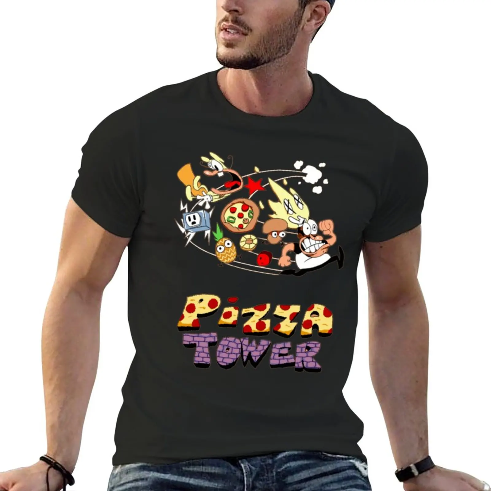 

New Pizza Tower Peppino Trans T-Shirt Oversized t-shirt summer tops aesthetic clothes oversized t shirt men