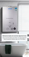 Chauffe-eau domestique multifonctionnel à gaz DIVEDEER de grande capacité avec affichage de la température 2