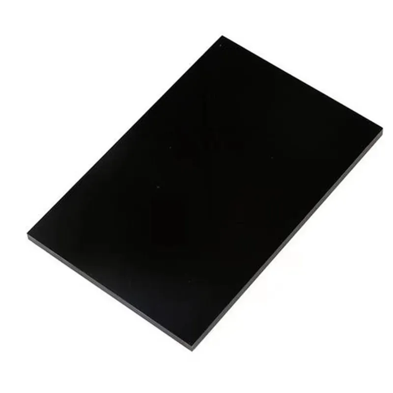 Plastic Acrylic Sheet Acrylic Board Glossy Pure Black Plexiglass 1mm 3mm 8mm Thickness 200*200mm
