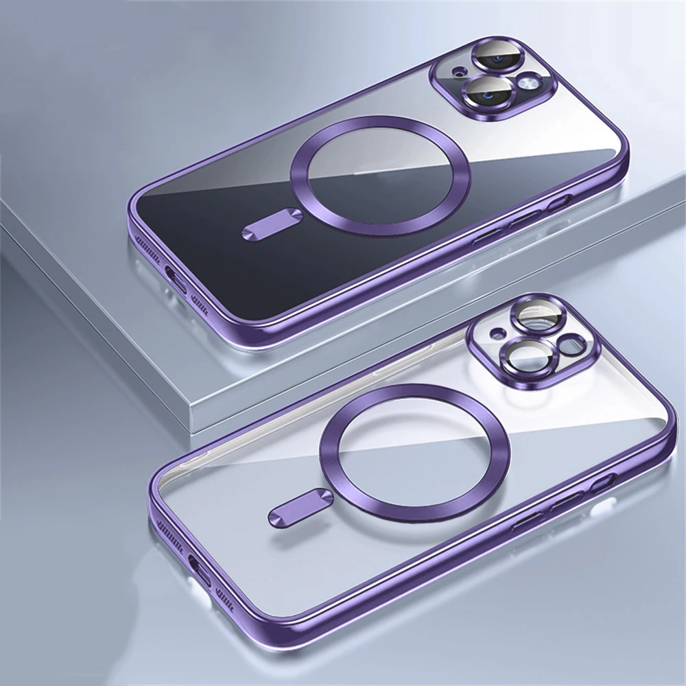 Premium Magnet-Plated Magsafe-Ready Protective Case with Full Camera Coverage