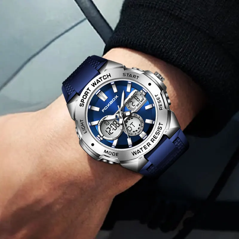 LIGE Digital Men Military Watch Luminous Sports Man Watch 50M Waterproof Wristwatch LED Quartz Male Clock Relogio Masculino 2025 4