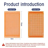 5/10pcs PCB Single Sided Yellow Circuit Board 5x7cm 7x9cm 9x15cm Bread Board Protoboard Universal Printed Circuit Boards DIY Set - Image 4