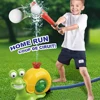 2 in 1 Water Sprinkler Baseball Toy for Kids Baseball Toy Water Game 360° Roating Spray Play for Summer Backyard Lawn Pool Party 2