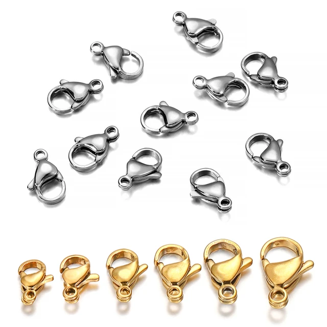 10 Pcs Lobster Clasps Lobster Clasps Jewelry Finding Bracelet Clasps  Necklace Clasps Claw Clasp Bracelet Hook 