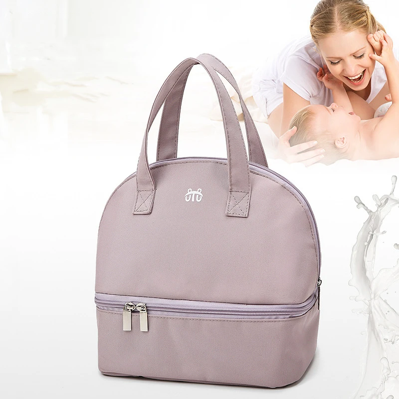 Breast Milk Freshkeeping Bag Portable Multifunctional Mommy Bag Refrigerated Insulated Storage