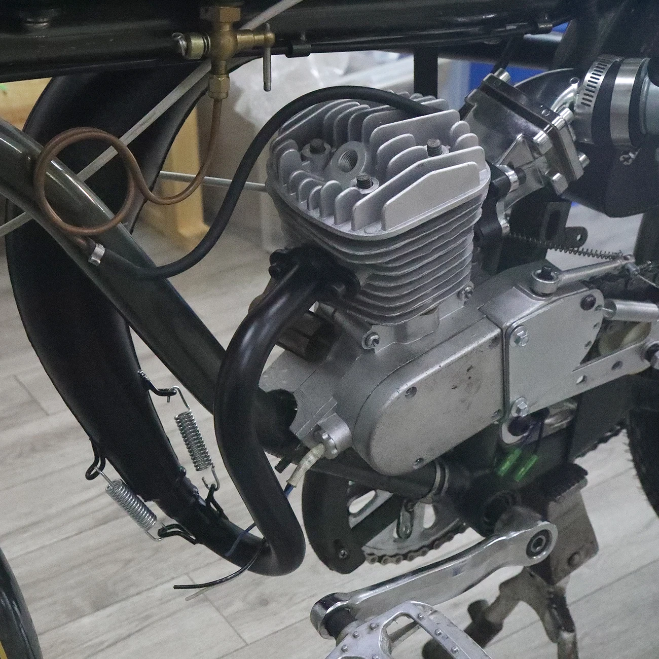 Motorised Bike 80cc Expansion Chamber Exhaust Expansion Chamber