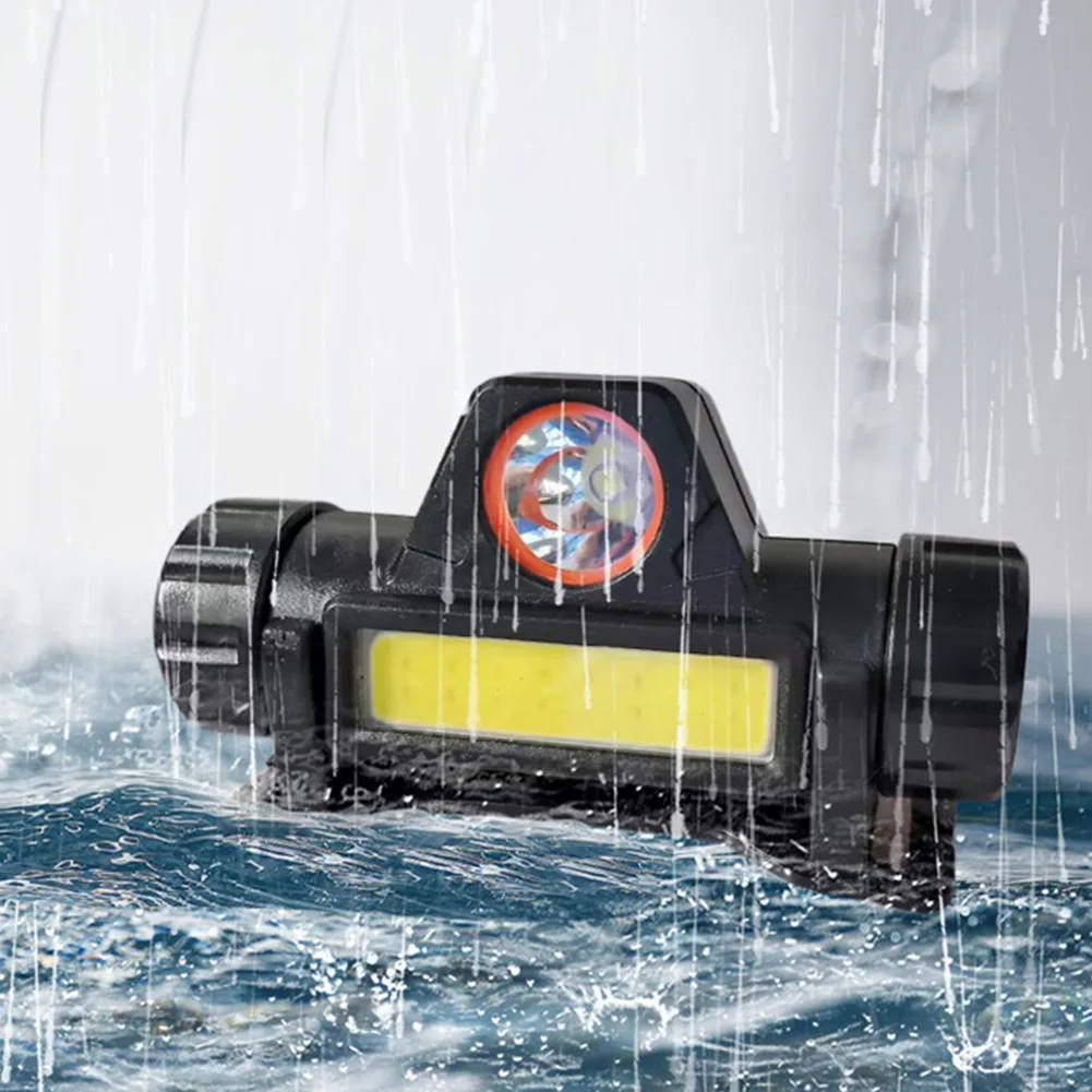 Description Picture 5 of itemMini LED Headlamp 2 Modes Head Light USB Rechargable Outdoor Long Range Strong Light Super Bright Head Torch for Outdoor Fishing