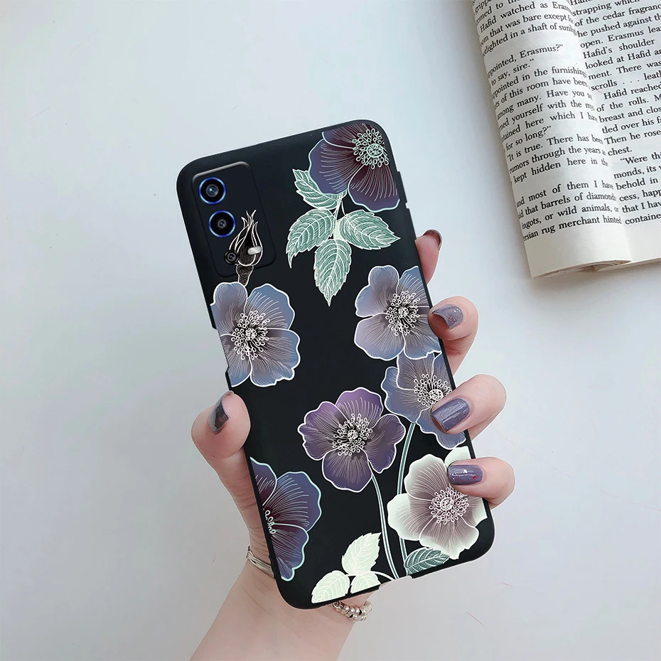 Cute Painted Soft Silicon Phone Case – Artistic Design, Durable Back Cover, Shockproof Bumper