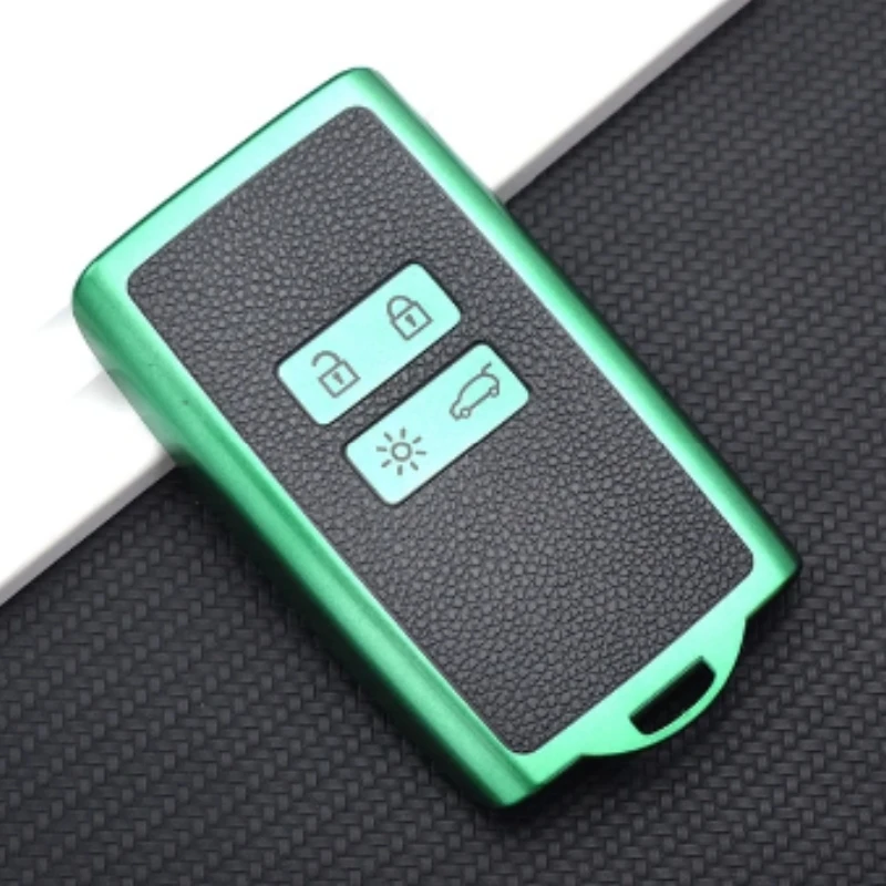 Premium TPU Leather Car Key Cover - Stylish Protection