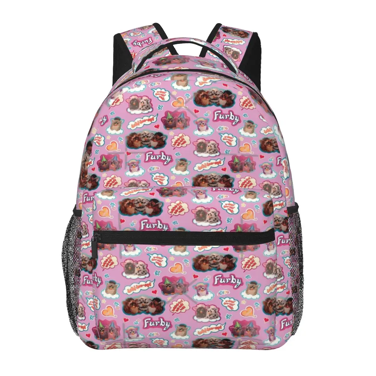 Autentico Zaino Casual Vintage Y2K Furby Pack Pattern One