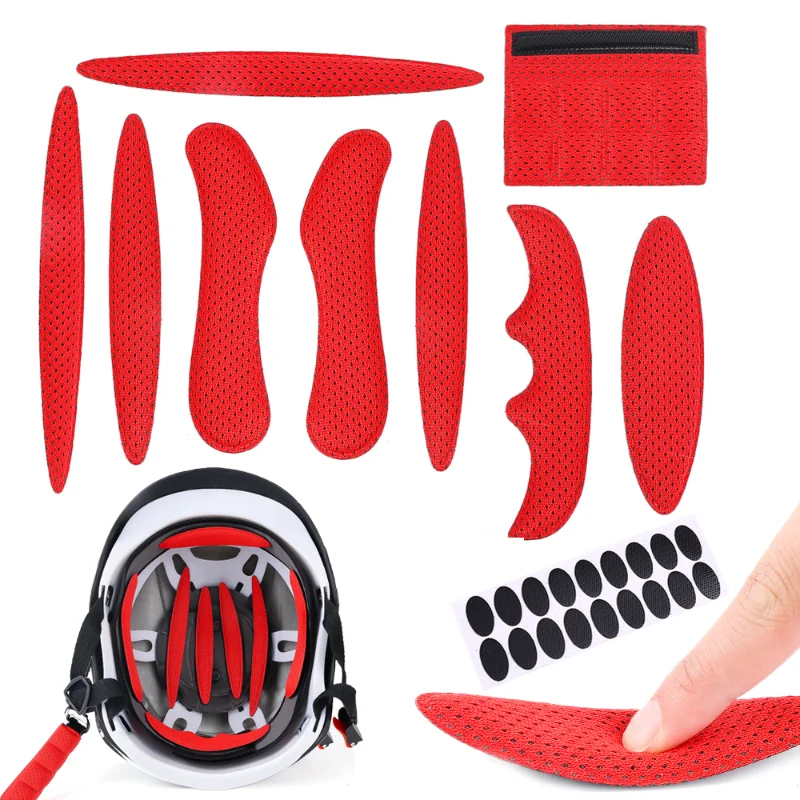 

Motorcycle Helmet Protection Padding Kits Motorcycle Bicycle Helmet Inner Sealed Sponge Padding Foam Kit Safety Accessories