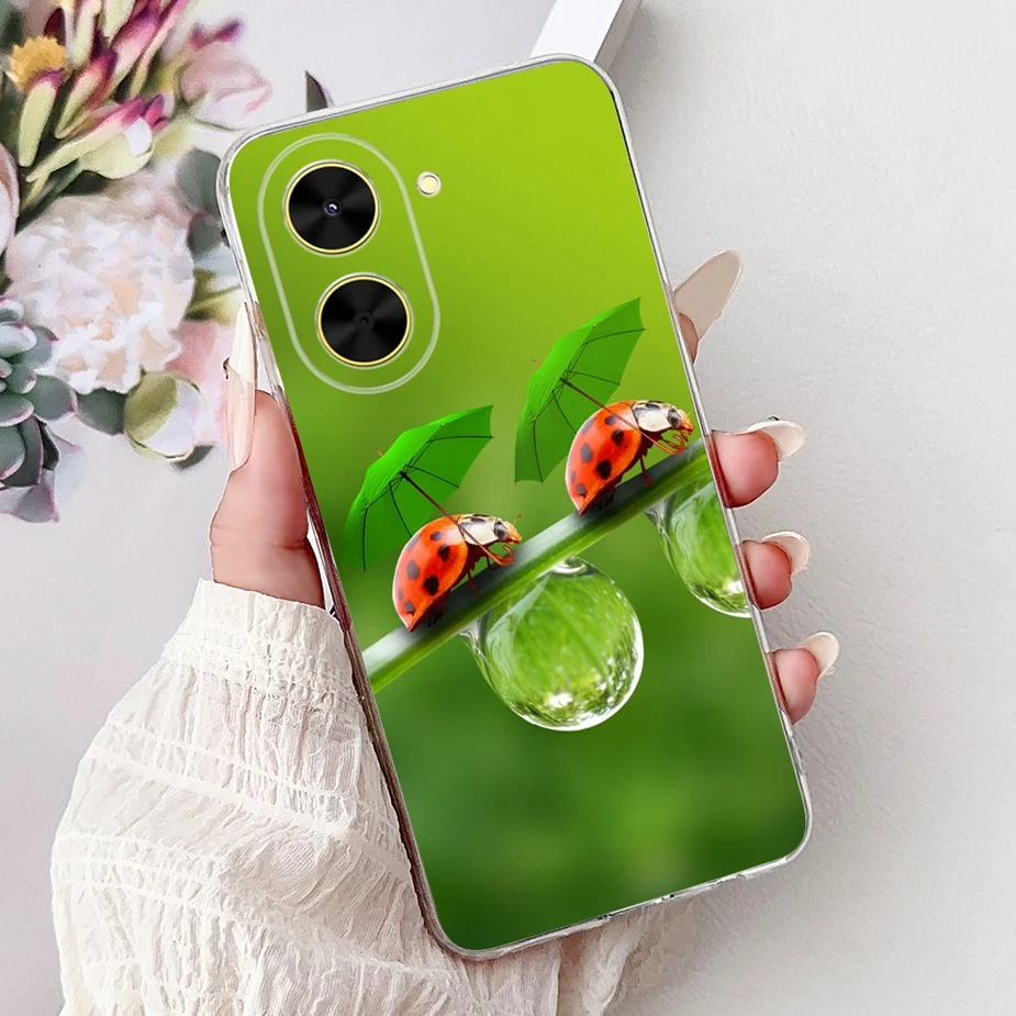 Luxury Painted Soft Silicone Phone Case - Artistic Design Cover