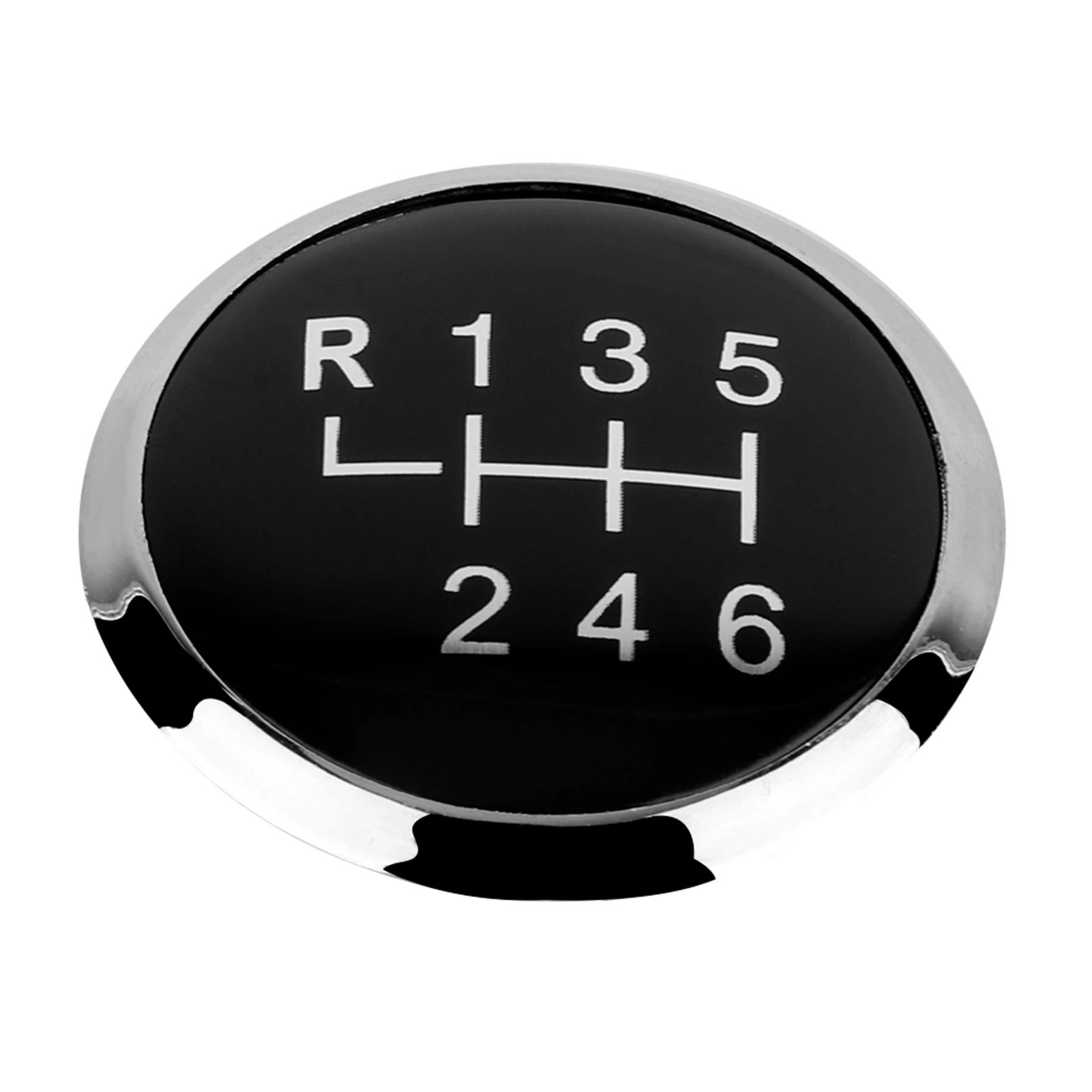 Car 6 Speed Gear Shift Knob Stick Cover Emblem Badge Cap Trim Replacement for T5 T5.1 Gp 2003-2011 Car Accessories