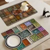HeroQuest with Stitched New Super Absorbent Coffee Dish Kitchen Absorbent Draining Mat Drying Mat Quick Dry Bathroom Placemat 1