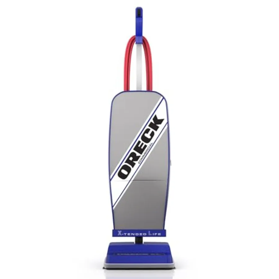 Commercial XL vacuum cleaner for carpets and hard floors, bagged upright, lightweight design, automatic height adjust, high-spe 1