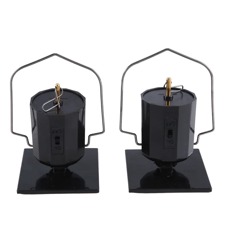 Durable Solar Hanging Display Motor Rotating Small Motor Solar Energy Wind Spinner Multi-Purposes Rotatable Hook 2Pcs
