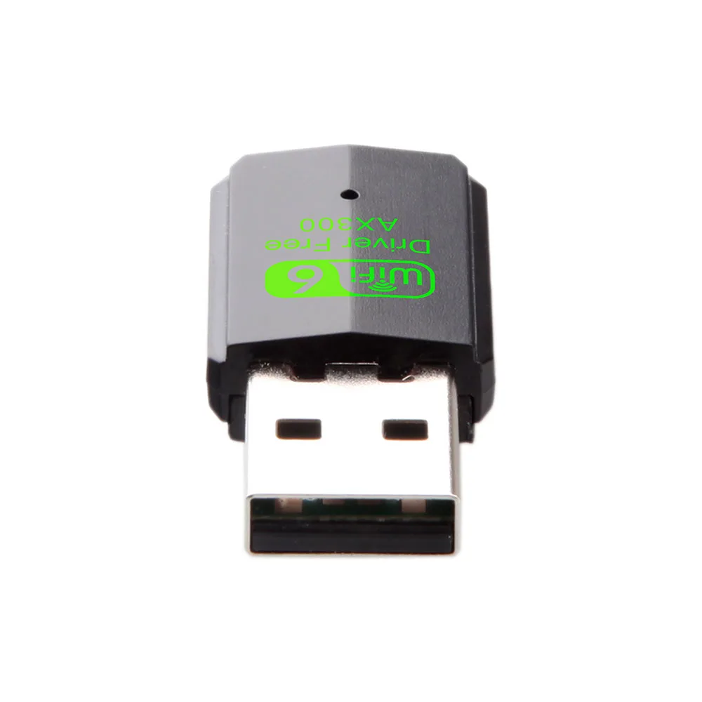 AX300 WiFi 6 USB 어댑터 300Mbps 2.4GHz 802.11ax 무선 네트워크 카드 드라이버 무료 플러그 앤 플레이 Windows 7/10/11 AP 모드용