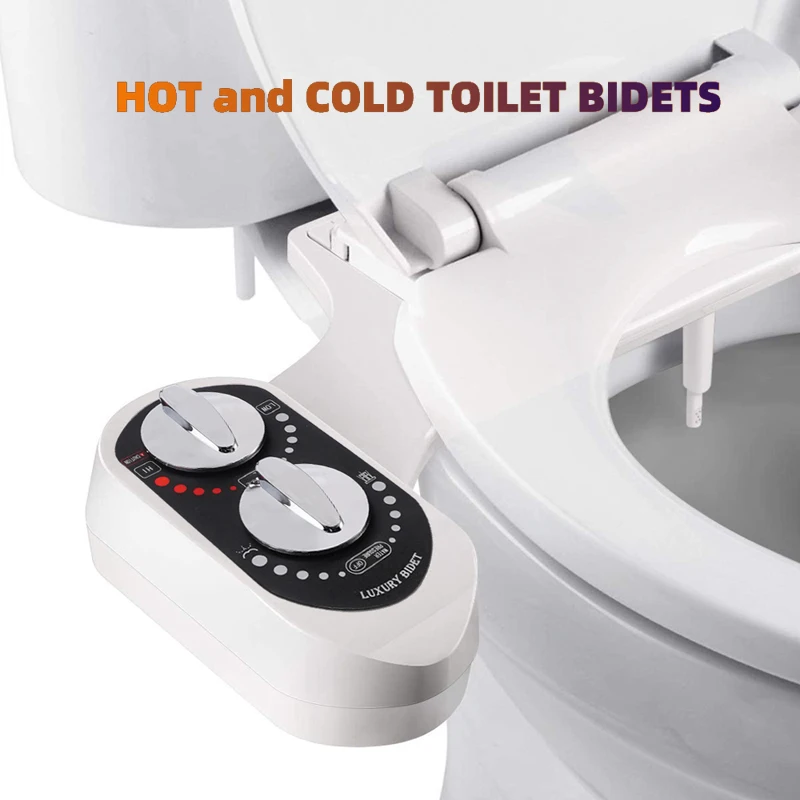 HotandColdToiletBidetsTemperatureControlKnobWaterSprayBidet