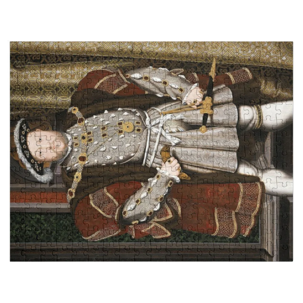 

Portrait of the King of England Henry VIII standing by Hans Holbein the Younger Jigsaw Puzzle Personalized Puzzle Baby Toy