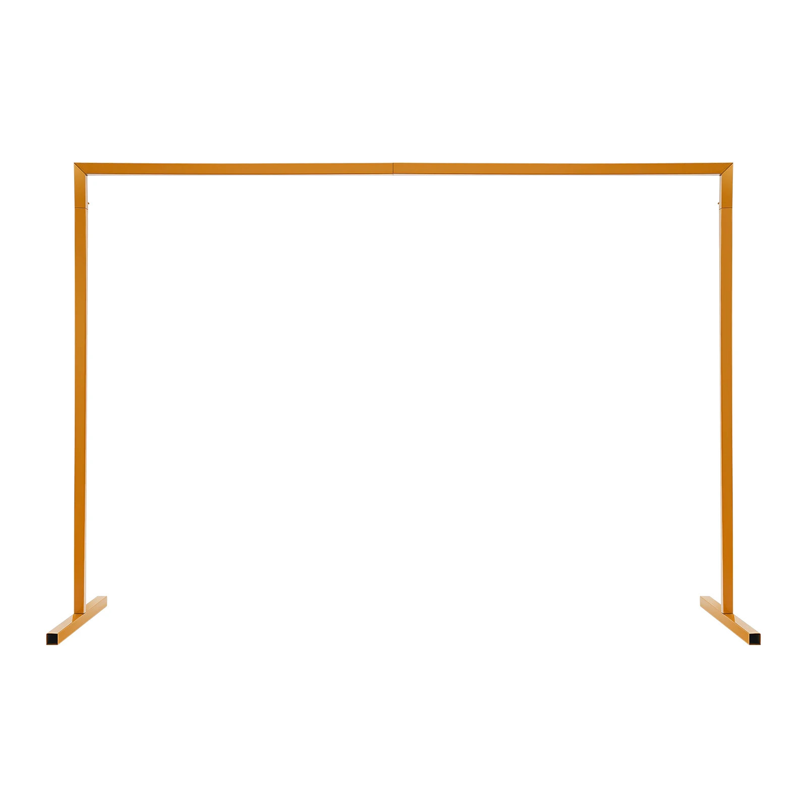 6.6*4.9FT Square Metal Wedding Arch 3.5ft/6.6ft Height Adjustable Romantic Wedding Party Backdrop Stand Rack for Ceremony